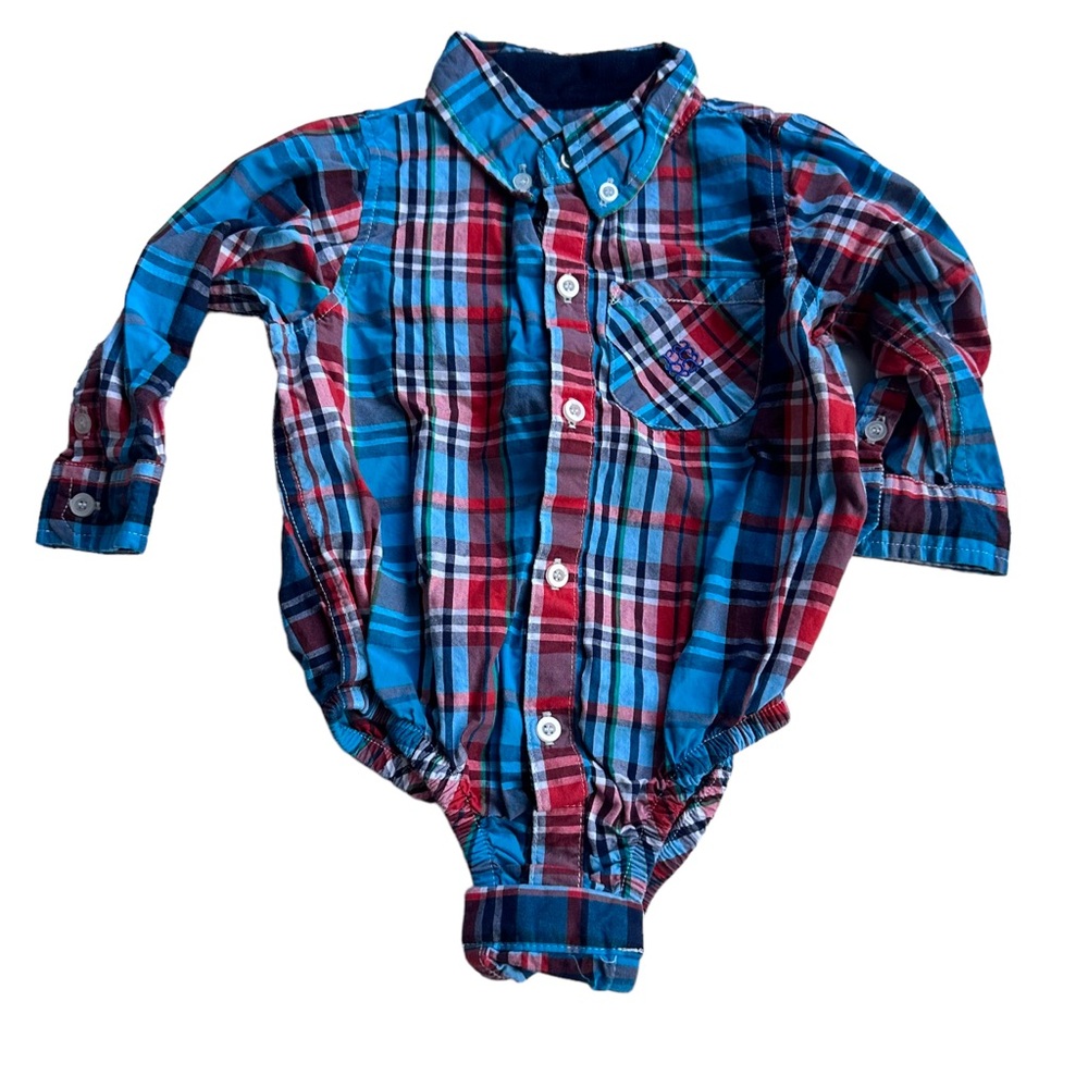 Andy & Evan Plaid Bodysuit